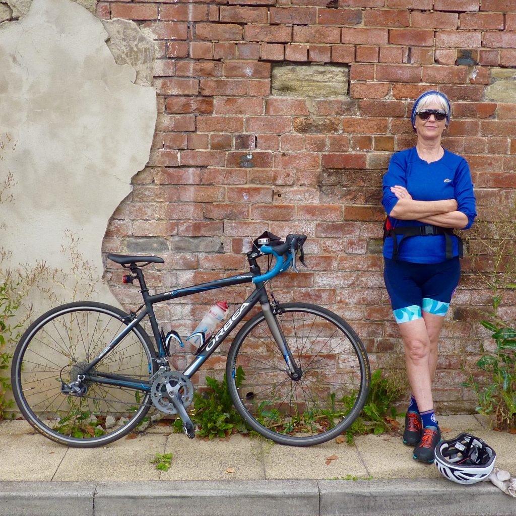 Sheila cycling commuter Yorkshires Premier Cycling Club 